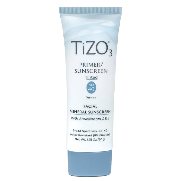 TiZO 3 PRIMER/SUNSCREEN Protector solar mineral facial con color SPF 40